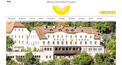 Desktop Screenshot of hotel-sonne-landeck.at
